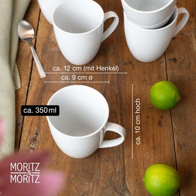 Moritz & Moritz BASIC 6tlg.Kaffeetassen Set