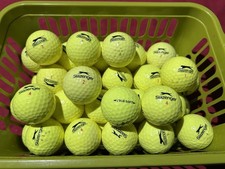 24 SLAZENGER V300 SOFT YELLOW GOLF BALLS - PEARL / GRADE A CONDITION - P&P INC
