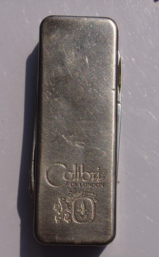 Vtg Colibri Of London Lighter Multi Tool Pocket Knife File Scissor Combo