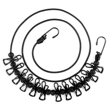 HAWATOUR Clothesline Camping Essentials, Portable Retractable Clothesline wit...