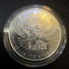 2015 Canada Great Horned Owl Birds of Prey Silver Coin 1 oz BU .999 U244