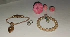 1940s 50s Vintage Doll & Baby Jewelry, Ring, Bracelet,  Necklace