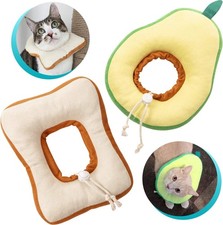 2 Pieces Adjustable Cat Cone, Cat Recovery Collar, Kitten Cones After Surgery Pe