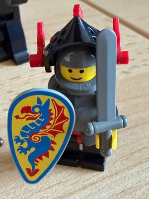 LEGO Castle Black Knights Dragon Knight Figur RITTER   Sammelfigur   TOP