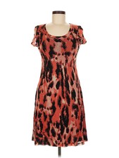 Karen Kane Women Brown Casual Dress M