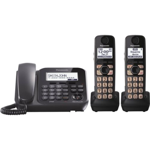 Panasonic KX-TG4772B DECT 6.0 PLUS Corded Cordless Digital Phone System  - Picture 1 of 1