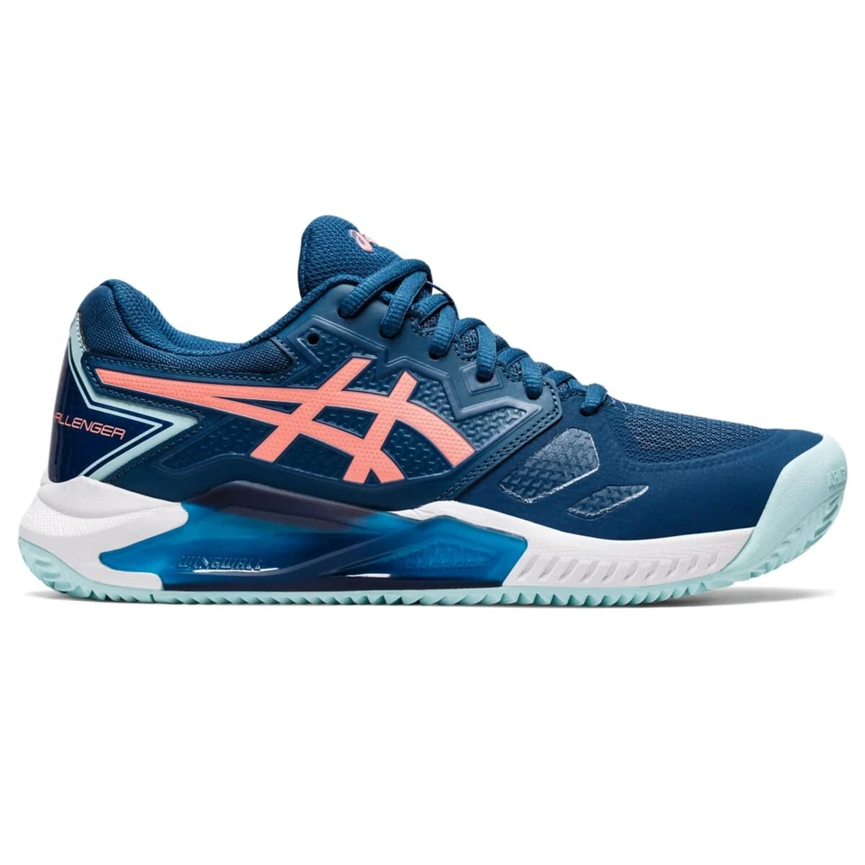 Zapatillas Tenis Mujer Asics GEL-CHALLENGER 13 Arcilla CLARO ÍNDIGO/GUAVA Talla EE. UU. 9.5 B Foto 2 de 4