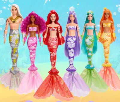 Barbie Dreamtopia Barbie Doll Mermaid Family Barbie Dreamtopia