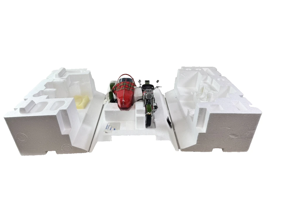 Harley Davidson Franklin 2002 Xmas Duo Glide/Sidecar B11A409 sin exhibir como nueva Foto 3 de 4