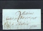 LETTER FRANCE 1843 USED STAMP GREEN PIERRELATTE