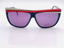 Vintage Sterling Optics 24W 3089 Black Red Oval Sunglasses Frames Hong Kong