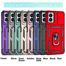 For Motorola Moto G Power 5G 2024 Shockproof Dustproof Holder Case Lens