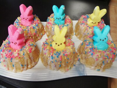 HOMEMADE SINGLE SERVING SIMPLY VANILLA BUNDT CAKES (6 CAKES)