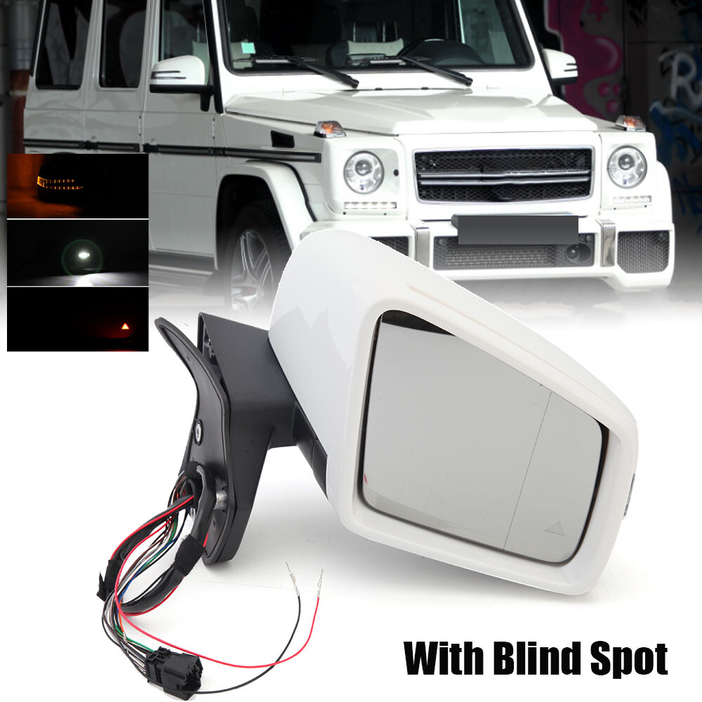 Right White Side Mirror W/Blind Spot For Mercedes Benz W463 G500