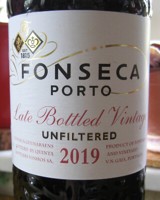 Fonseca Port LBV / Late bottled Vintage Port 2019 unfiltered 0,75l Portwein