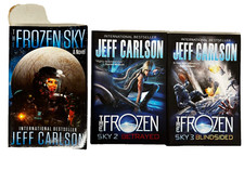 Frozen Sky Series by Jeff Carlson, Frozen Sky, Betrayed, Blindsided-Soft Covers