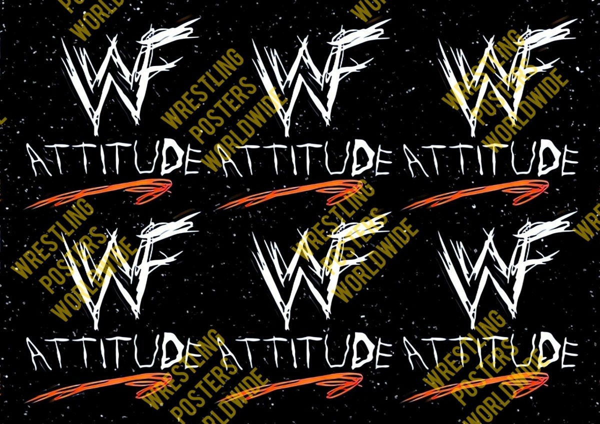 #1272 MAKE YOUR SELECTION WWF WWE SCRATCH LOGO A4 A3 BACKGROUND DROP  POSTER