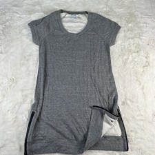 291 From Venice CA T-Shirt Dress Womens Small Lined Side Zipper Gray