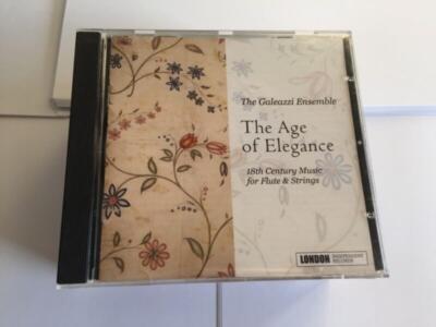 The Age of Elegance Galeazzi Ensemble CD 2001 Free UK P&P Top-quality Audio CD