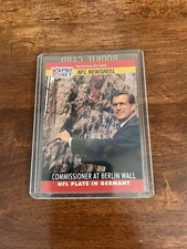 1990 Pro set Commissioner Paul Tagliabue Berlin Wall NFL Game In Germany #785