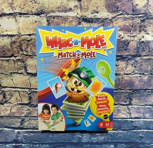 WHAC-A-MOLE Match-A-MOLE Kids Card Matching Game with Mole Smackers 2 to 3 Pla.. - Picture 2 of 7