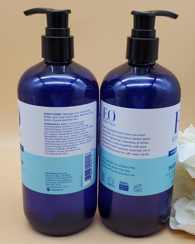 2~E0 Essentials Peppermint & Lavender Moisturizing Hand Soap 16 fl New - Picture 5 of 5