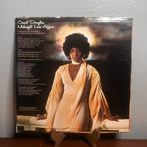 Carol Douglas Midnight Love Affair UK Import Record BKL1-1798 - Picture 3 of 8