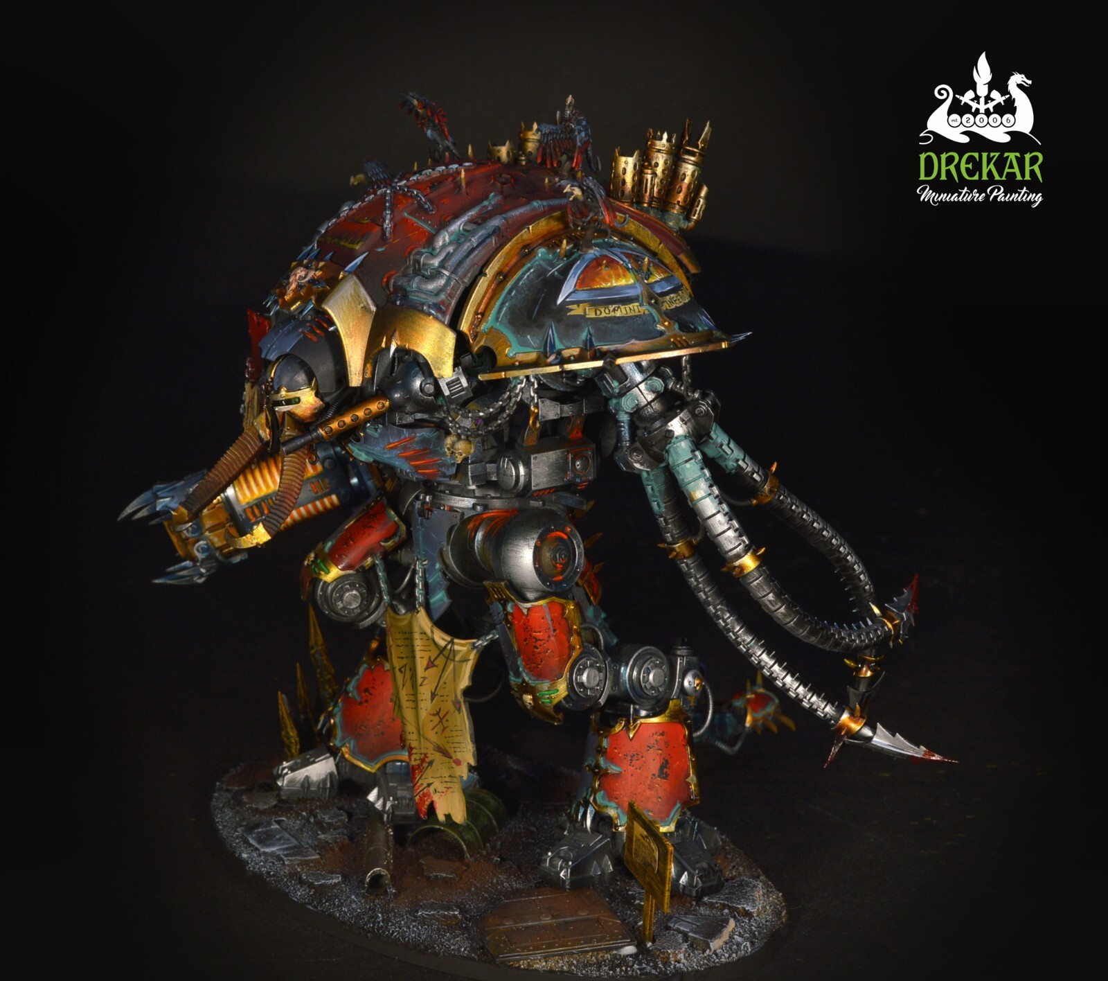 Knight Abominant Chaos Knights ** COMMISSION ** painting | eBay