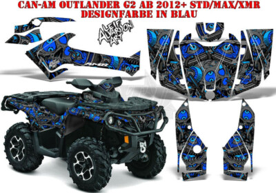 AMR RACING DEKOR KIT ATV CAN-AM OUTLANDER STD & XMR/MAX GRAPHIC KIT TUNE IN B