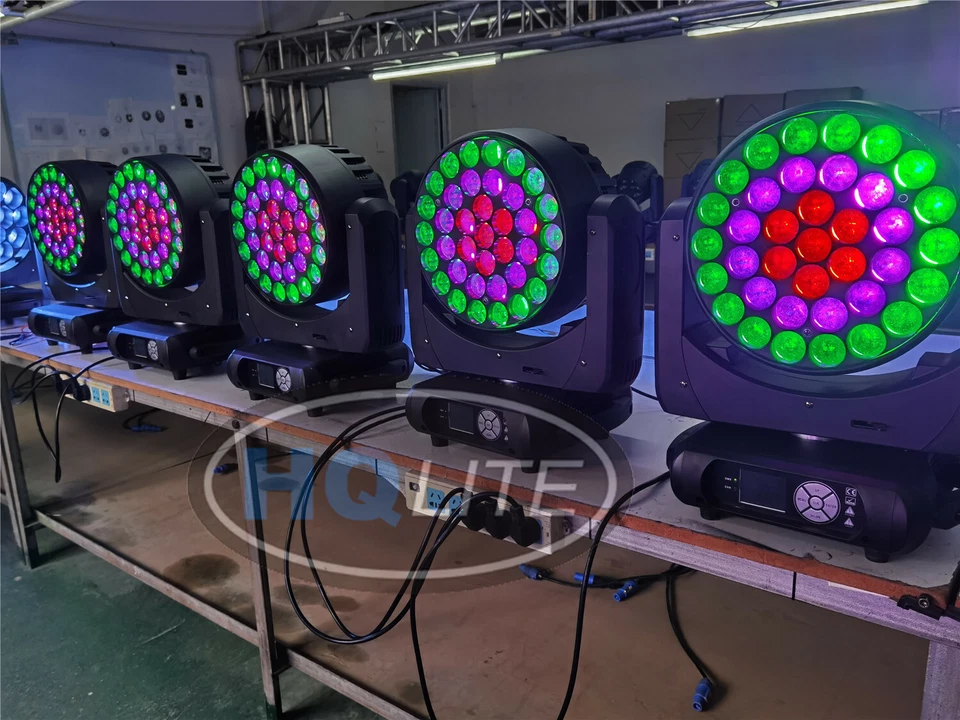 led 37*15w RGBW 4in1 zoom moving head wash light stage dj event show wedding - Image 2 of 4
