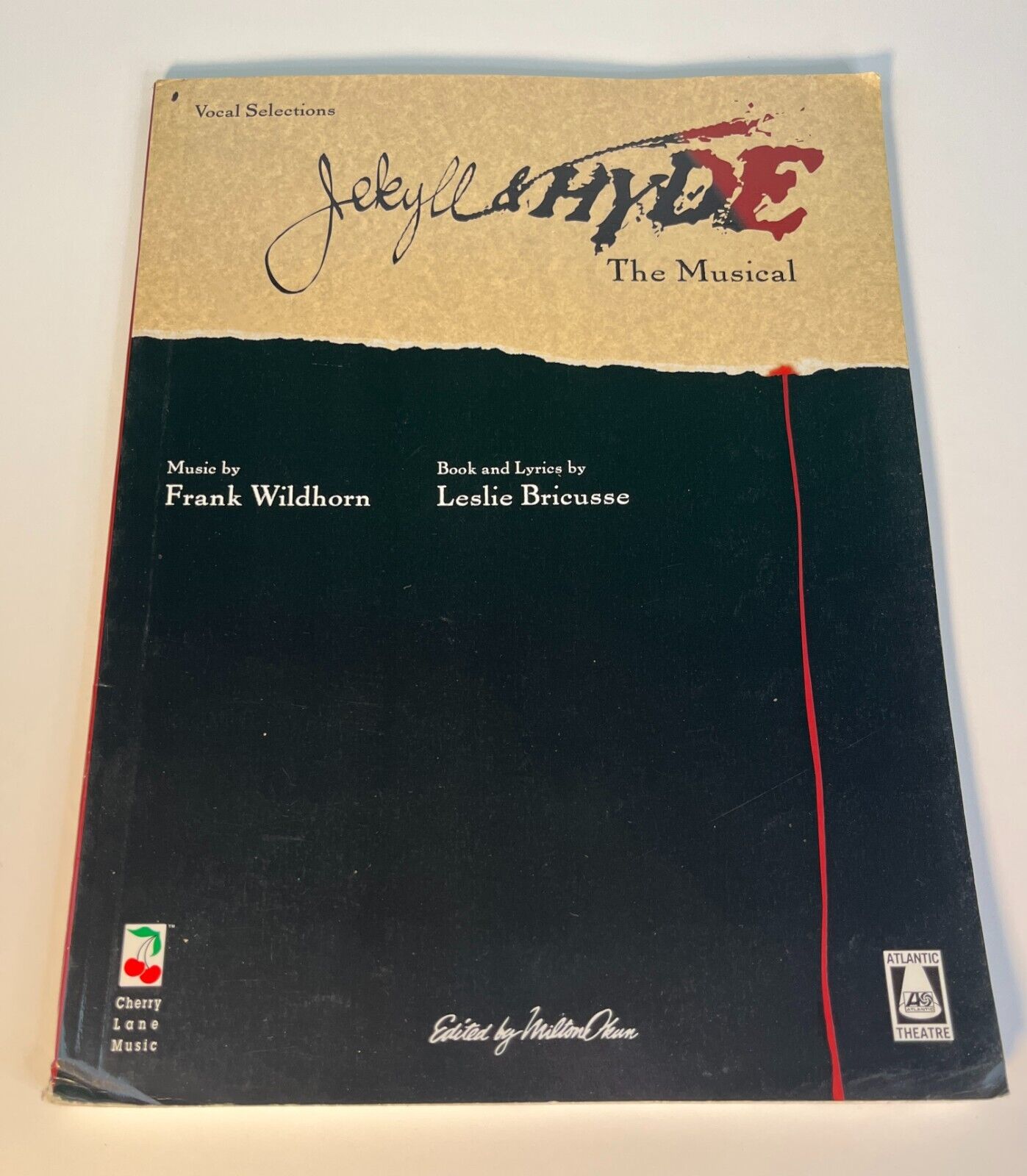 Jekyll and Hyde The Musical Vocal Selections Songbook Piano Guitar 1997 Wildhorn