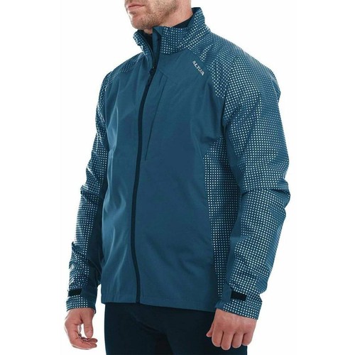 Altura Mens Nightvision Storm Waterproof Jacket Navy/High Viz
