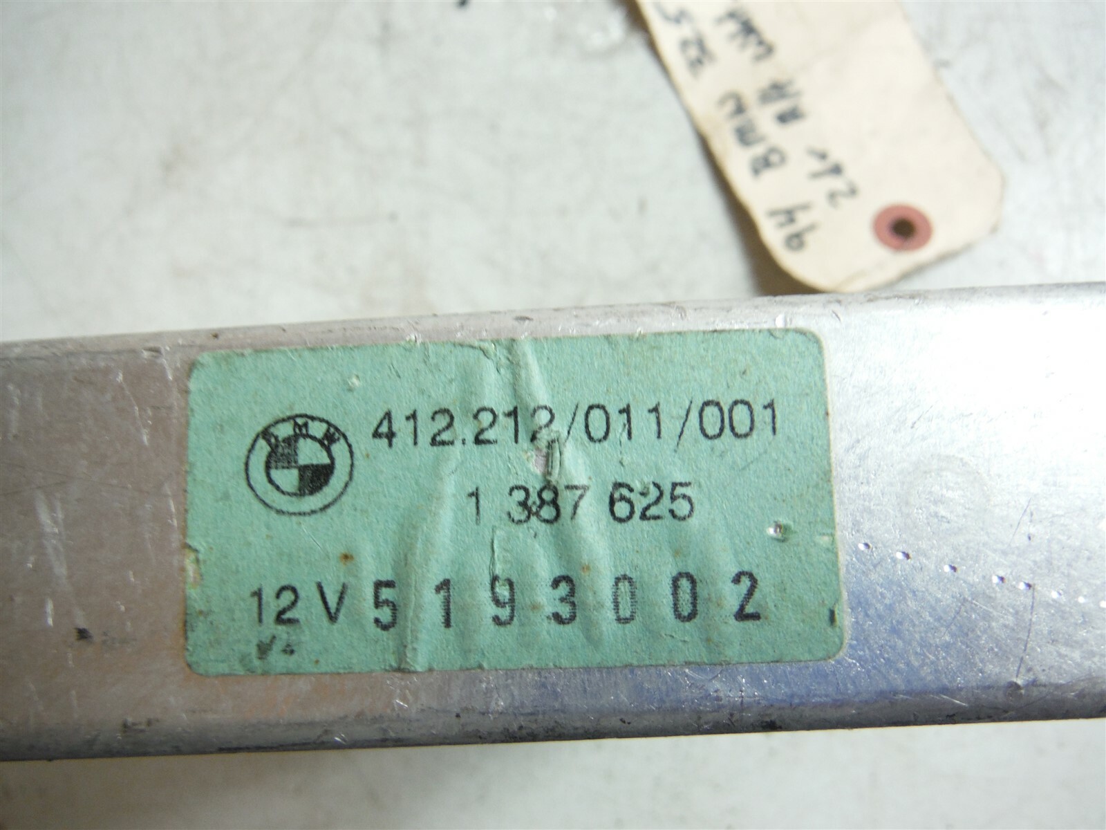 1994 BMW 325 E36 E34 CRUSIE CONTROL MODULE RELAY UNIT 1 387 625 OEM