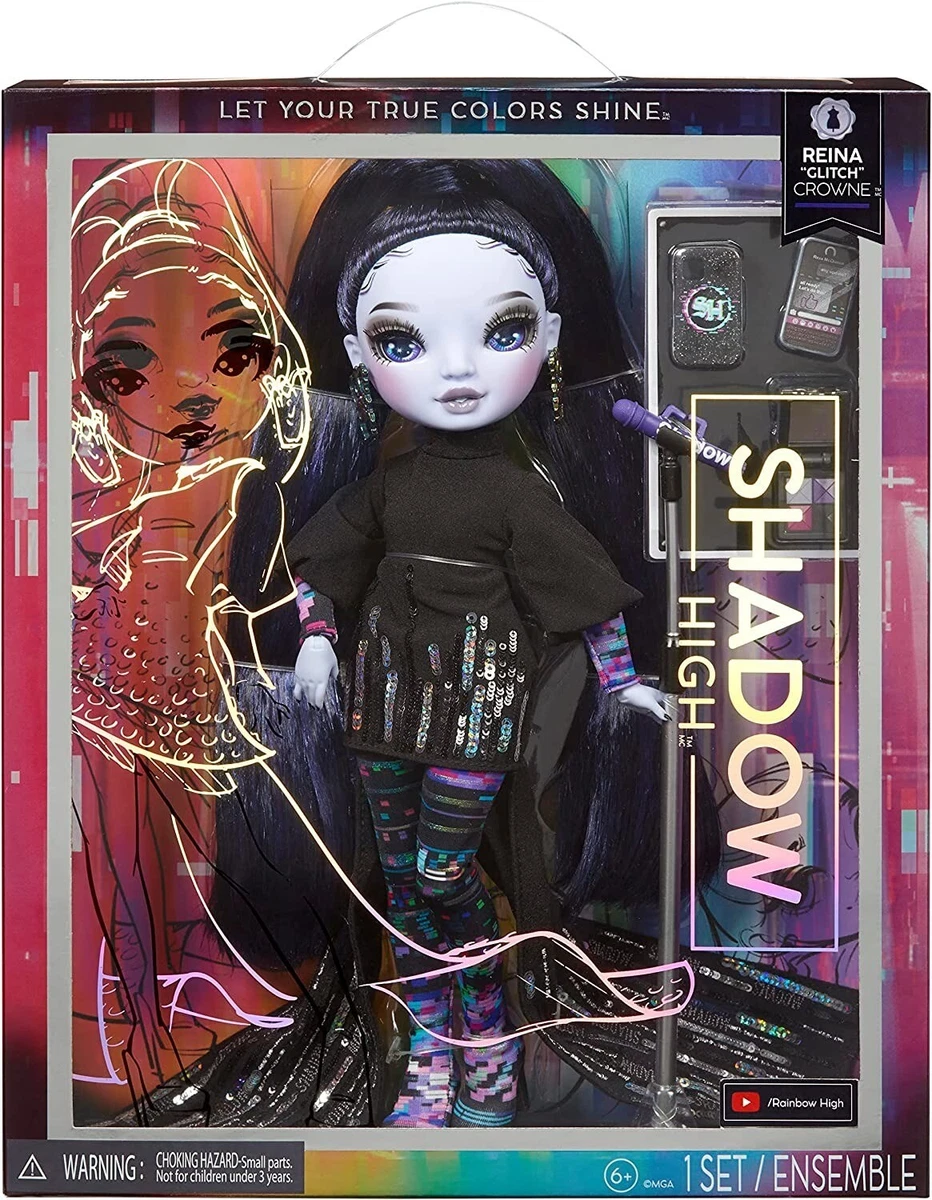 Rainbow High Shadow High Reina “Glitch” Crowne - Purple Fashion Doll - NEW  2023