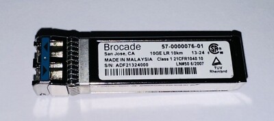 Brocade 10Gb LR  -  57-0000076-01  1310nm 10 km  SFP+