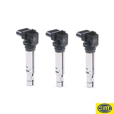 IGNITION PENCIL COILS x 3  HELLA AUDI SEAT SK...