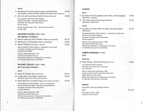 2 DVDs THE ART OF DIETRICH FISCHER-DIESKAU | sehr gut (D19) - Picture 6 of 10
