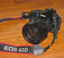Canon EOS 60D 18.0 MP Digital SLR Camera - Black + Additional Accesories