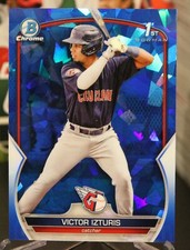 Victor Izturis 2023 Bowman Chrome Sapphire Edition 1st Prospect Rookie SP