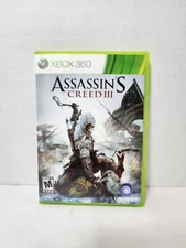 Assassin's Creed III 3-Xbox 360 Disc 1 and 2 -Tested Used With Manuals & Case