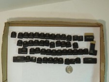 Set of Typewriter Keys, Crafts, Jewelry, SteamPunk, Crafting, Ollvetti, Plastic thumbnail
