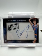 2015 Panini Kristaps Porzingis Patch/Auto Rookie Card No. KP. rookie card picture