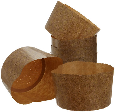 Large Panettone Paper Baking Molds, 6-Pack,  6.75 Diameter x 4.25 H inches