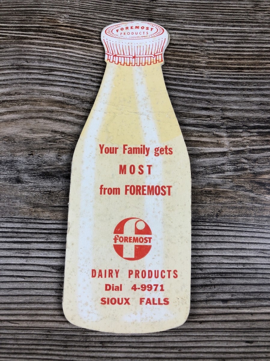 Foremost Dairies Milk Bottle Foremost Dairies Milk Bottle