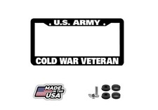 U.s. Army Cold War Veteran License Plate Frame