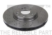 2X NK 2033117 Bremsscheibe FüR MERCEDES-BENZ