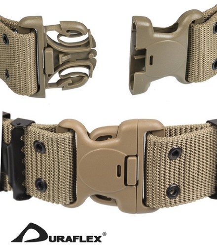 US LC2 Lochkoppel mit Duraflex Schnalle Tactical Belt Koppel coyote - Bild 2 von 2