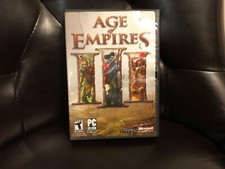 Age Of Empires III PC CD-ROM Game 2005 Complete Microsoft 3 Discs Manual Key