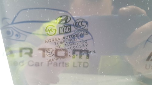 VETRO FINESTRINO OSCURATO LATO GUIDA POSTERIORE DESTRO HYUNDAI TERRACAN 2001-2007 - Foto 3 di 3