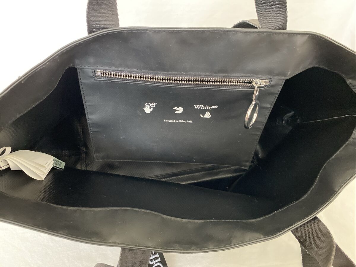 Virgil Abloh OFF-WHITE SCULPTURE SMALL COMMERCIAL TOTE BAG Virgil Abloh OFF-WHITE SCULPTURE SMALL COMMERCIAL TOTE BAG